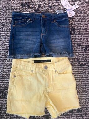 Joe's Jeans Kids Yellow & Blue Denim Shorts - Twin Pack